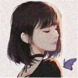 读者阿直的头像，抱着书的背影插画